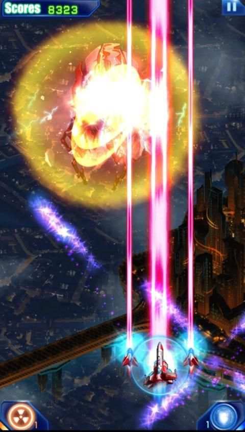 Space Shooter Raiden स्क्रीनशॉट 1
