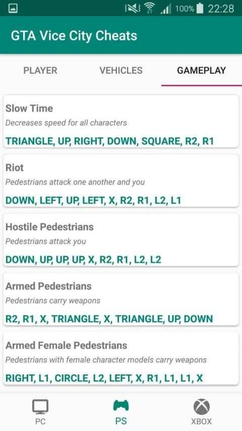 Great Theft Auto Vice City Cheats screenshot 3