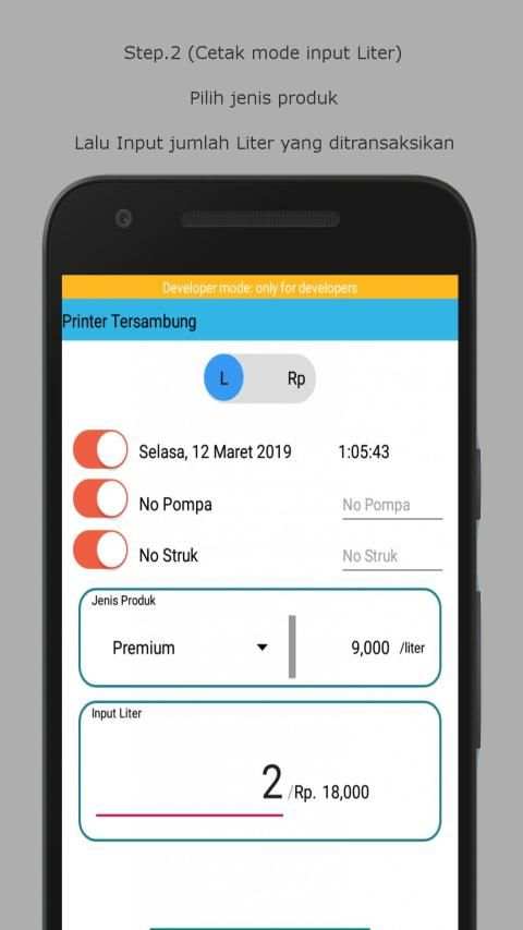 Struk Pertamini screenshot 2