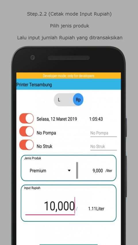 Struk Pertamini screenshot 3