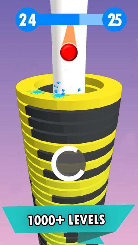 Twist Stack Breaker Ball Fall Ball Stack screenshot 3