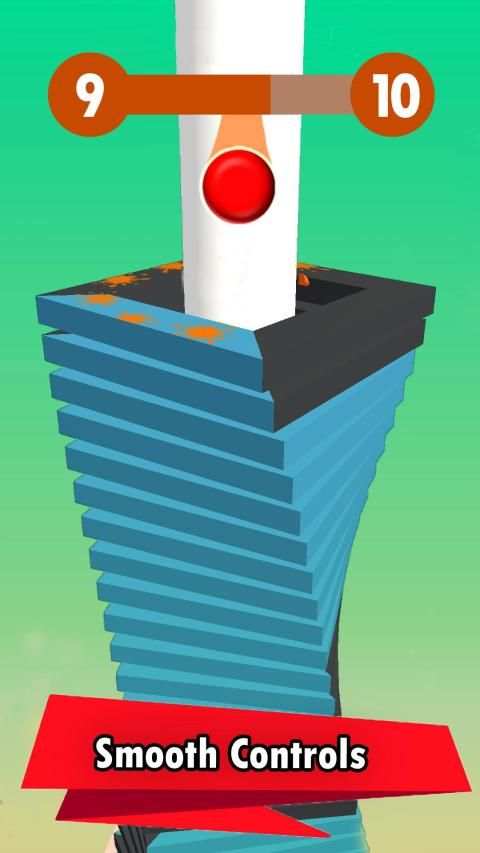 Twist Stack Breaker Ball Fall Ball Stack screenshot 2