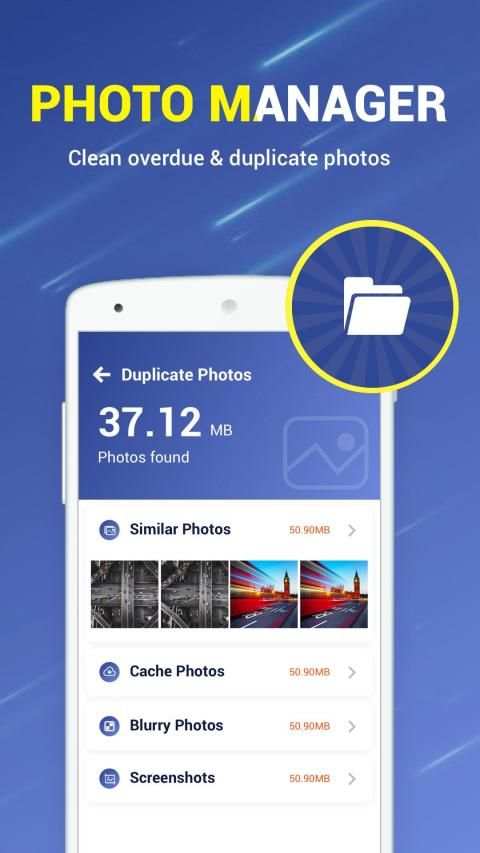Galaxy Cleaner -Booster, CPU Cooler & Apps Manager स्क्रीनशॉट 1