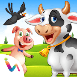 Learn Farm Animals For Kids أيقونة