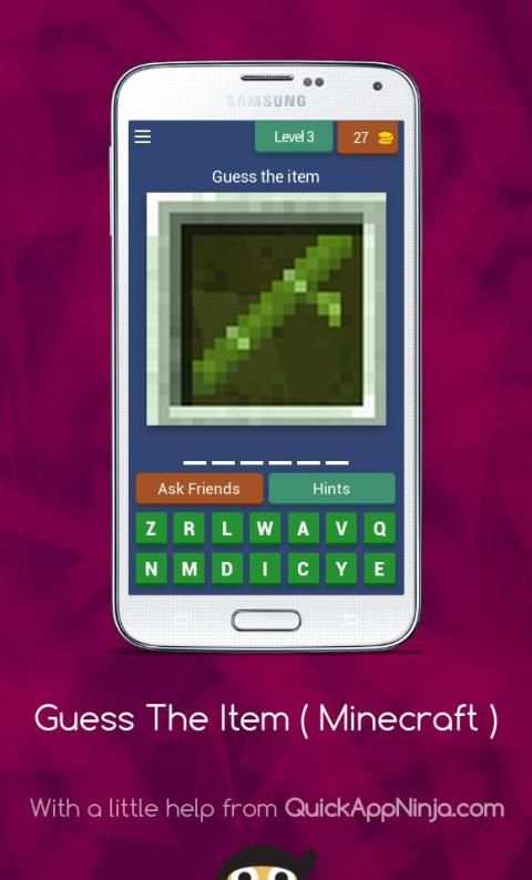 Guess The Item ( Minecraft 1.14.4 ) स्क्रीनशॉट 20