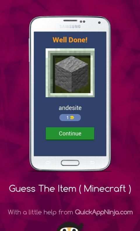 Guess The Item ( Minecraft 1.14.4 ) स्क्रीनशॉट 22