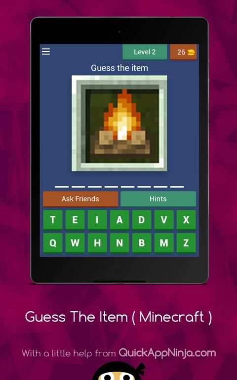 Guess The Item ( Minecraft 1.14.4 ) स्क्रीनशॉट 7