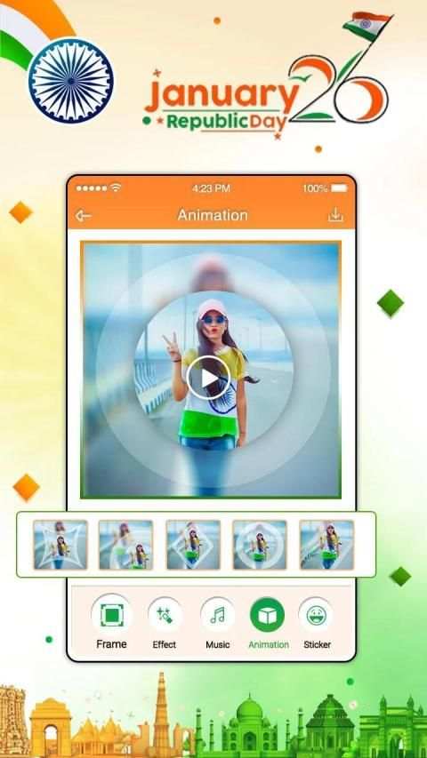 Republic Day Video Maker : 26th Jan. Video Maker screenshot 2