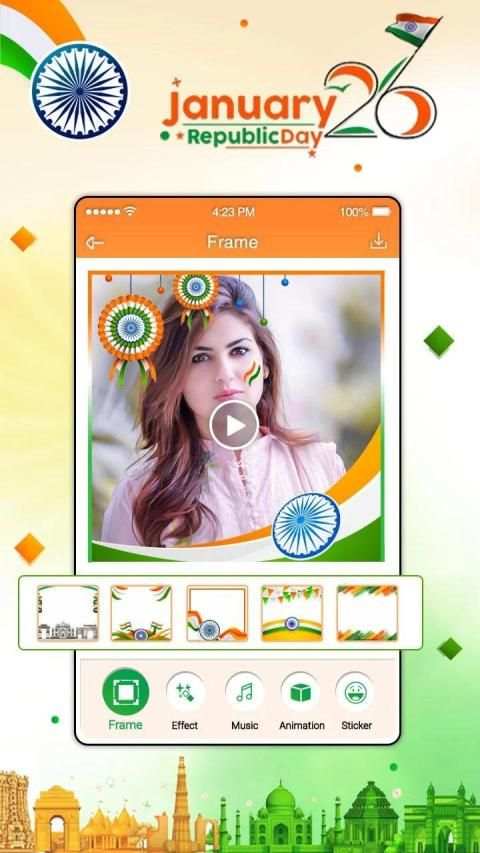 Republic Day Video Maker : 26th Jan. Video Maker स्क्रीनशॉट 5