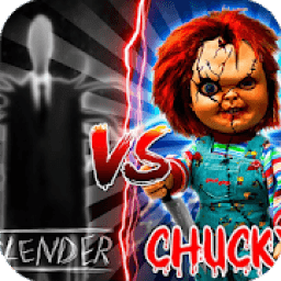 ikon slender man vs chucky wallpaper