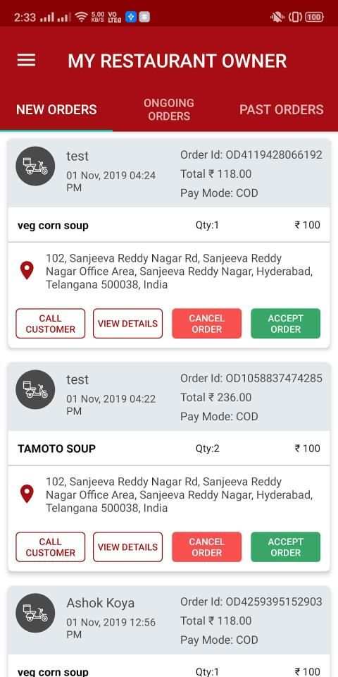 RESTAURANT OWNER स्क्रीनशॉट 3