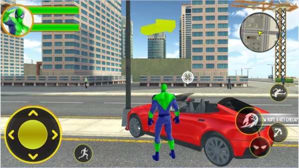 Amazing Spider Rope Fighter: Super Crime City Hero स्क्रीनशॉट 1