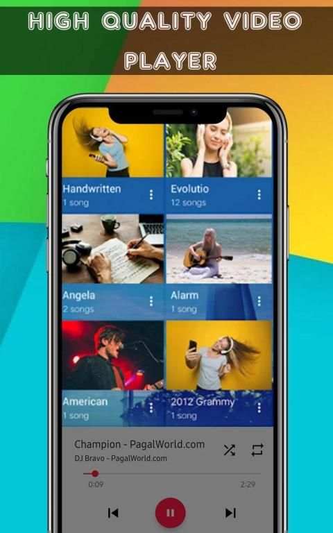 Video Player & Mp3 Player स्क्रीनशॉट 3