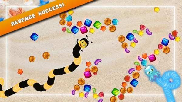 Slither Candy Game IO : Snake Worm Mask screenshot 4