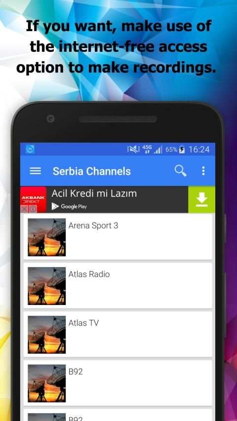TV Serbia Channels Info स्क्रीनशॉट 3