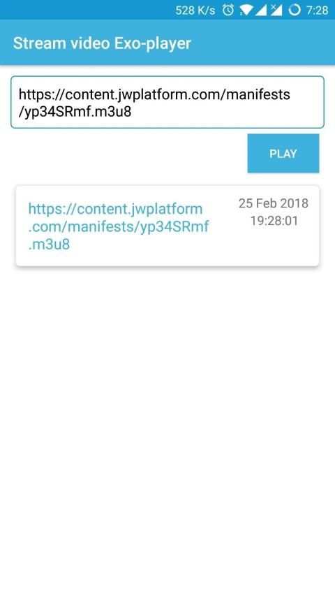 Stream video player Exo-player स्क्रीनशॉट 2