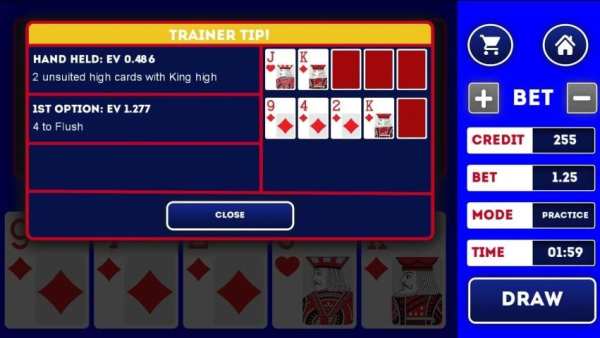 Video Poker Trainer PRO! ♠️ Free Video Poker Game screenshot 7