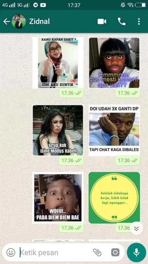 Meme Perang Gambar Lucu Stiker WA screenshot 5