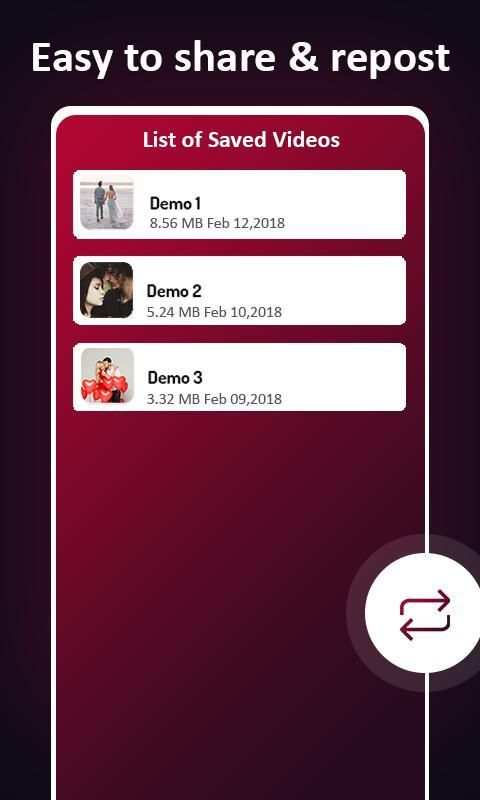 Video Downloader for TikTok स्क्रीनशॉट 2