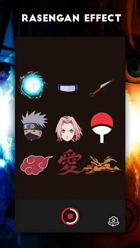 Sharingan Eyes Camera Photo Editor скриншот 3