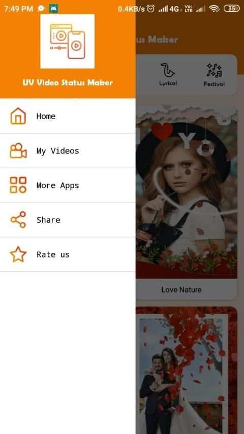 UV Video Status Maker स्क्रीनशॉट 5