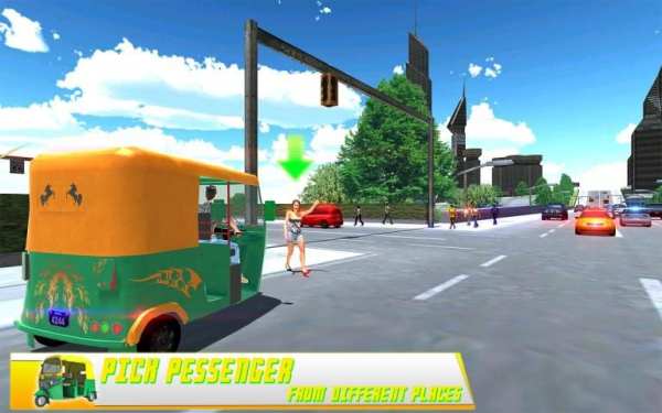 Modern Rickshaw Driving - Free Tuk Tuk Auto Games screenshot 7