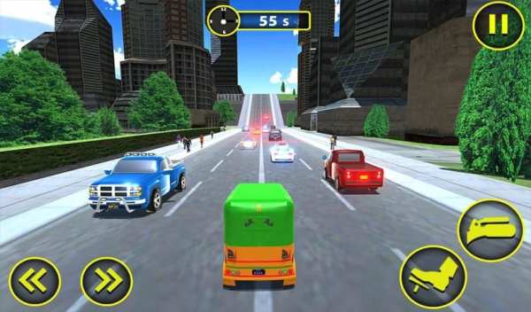 Modern Rickshaw Driving - Free Tuk Tuk Auto Games screenshot 4