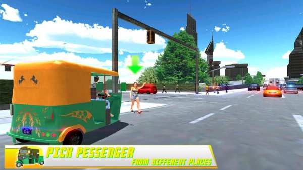 Modern Rickshaw Driving - Free Tuk Tuk Auto Games screenshot 10