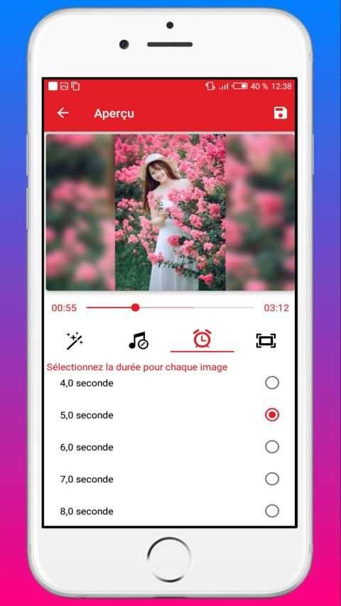 تركيب الصور ودمجها مع الاغاني وصنع فيديو
‎ screenshot 4