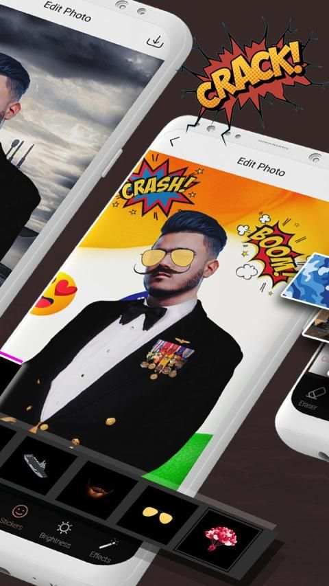 Navy Photo Suit Editor स्क्रीनशॉट 2