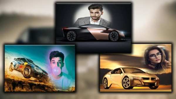 Photo Editor with Racing car स्क्रीनशॉट 2