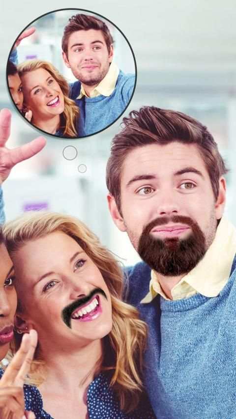 Man Mustache Beard Changer screenshot 3