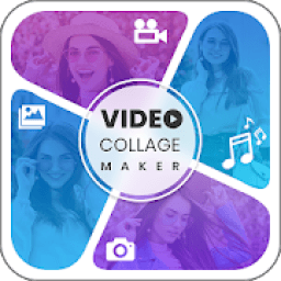 Video Collage Maker: Mix Video &amp; Photo Editor आइकन