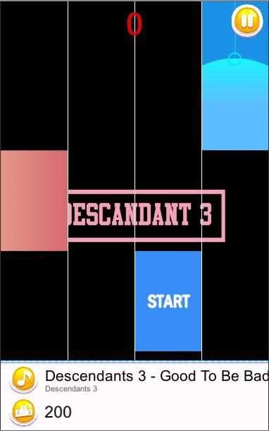 Descandant 3 Piano Tiles 2019 screenshot 4