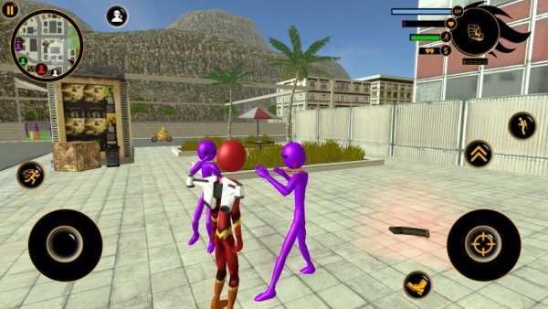 Stickman Flash Jetpack Rope Hero screenshot 4
