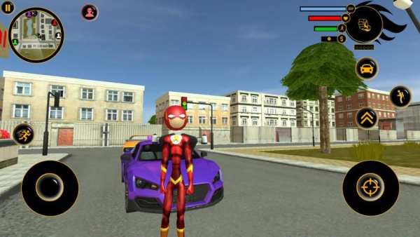 Stickman Flash Jetpack Rope Hero screenshot 3