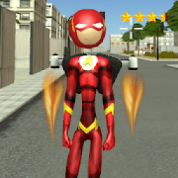 Stickman Flash Jetpack Rope Hero आइकन