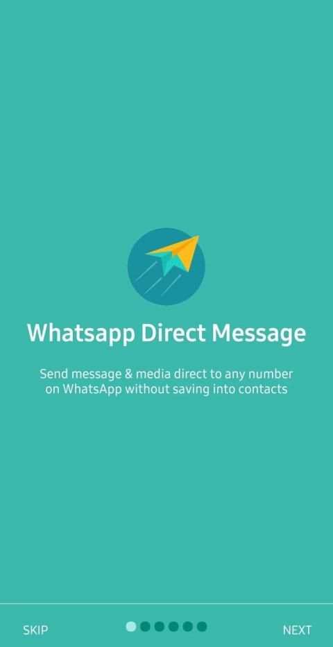 DirectMessage to WA -Directchat to unknown contact screenshot 8