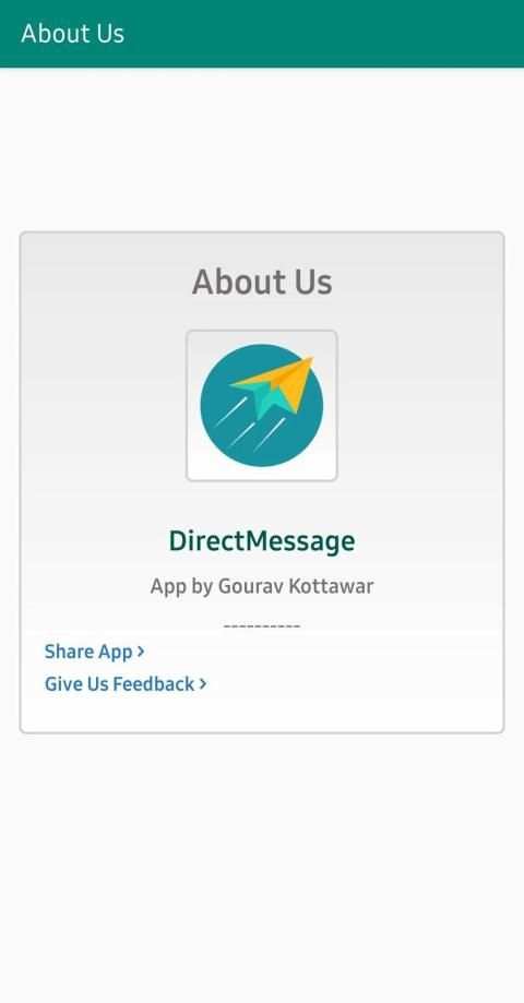 DirectMessage to WA -Directchat to unknown contact screenshot 2