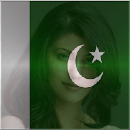 ikon Pakistan Flag Face Photo Maker