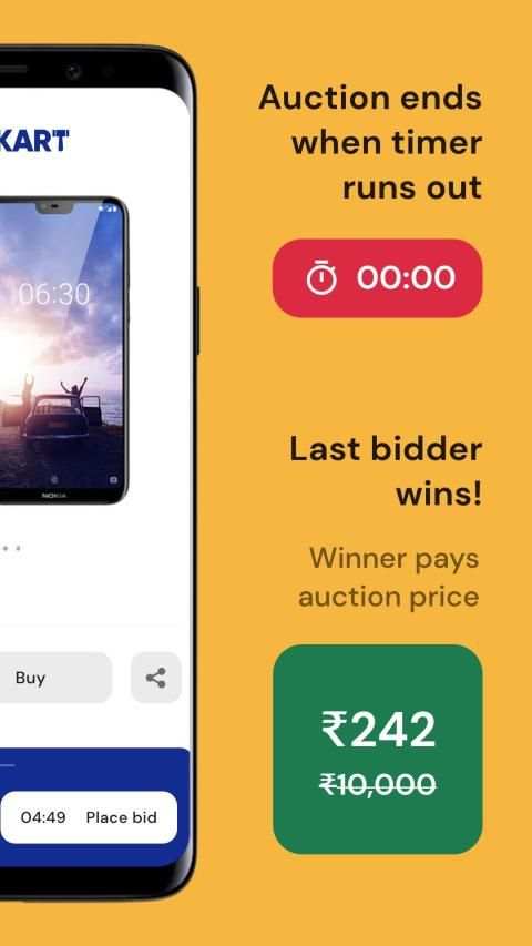 Bidkart - India’s best auctions and bidding app! स्क्रीनशॉट 5