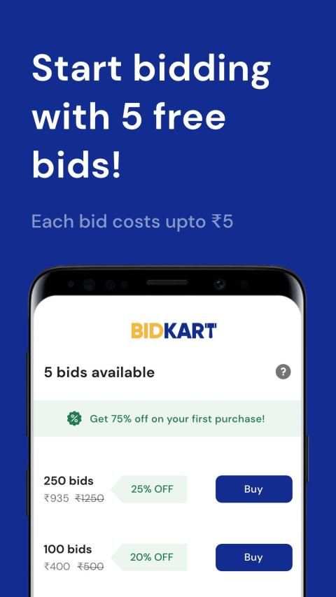 Bidkart - India’s best auctions and bidding app! स्क्रीनशॉट 6