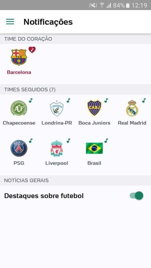 Placar UOL - Brasileirão 2019 screenshot 1