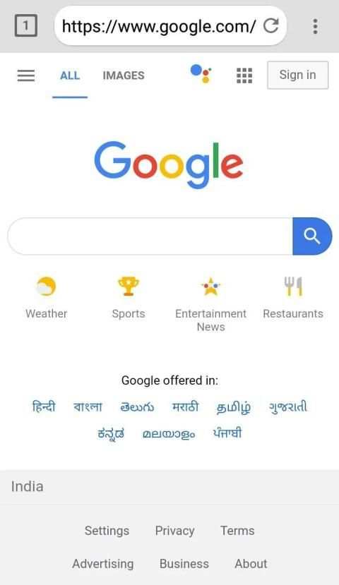 Web browser स्क्रीनशॉट 3