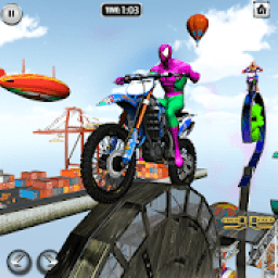 ikon Super Hero Spider Bike Stunt Rider 2020
