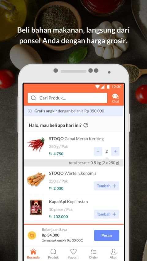 STOQO: Sembako, Sayur, Daging Segar Usaha Kuliner screenshot 4