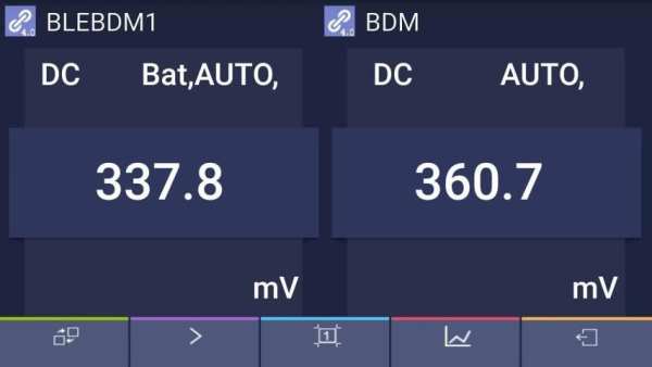 MCP Multimeter BLE screenshot 2