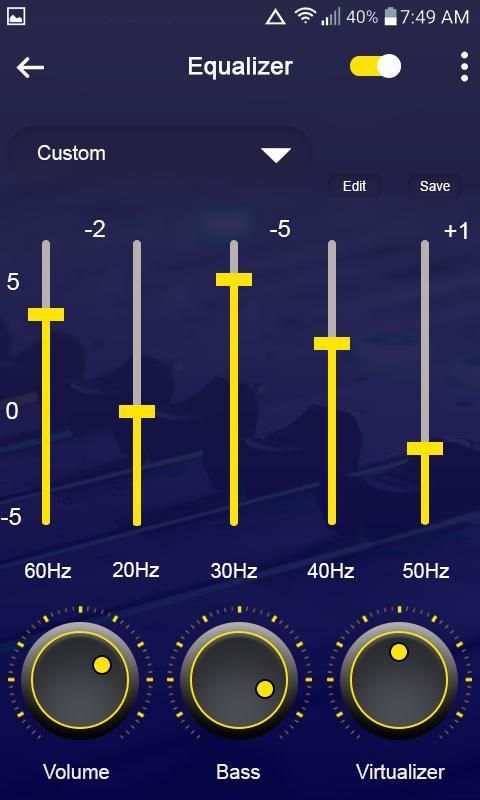 Music Player Bass Booster screenshot 2