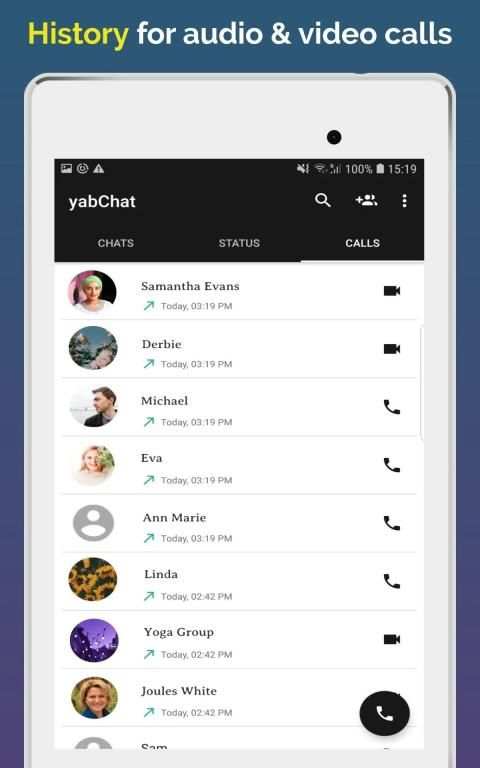 yabChat Messenger स्क्रीनशॉट 20