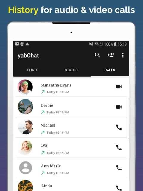 yabChat Messenger स्क्रीनशॉट 12
